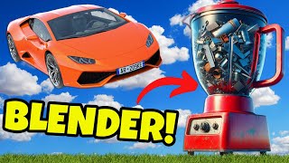 Destroying SUPERCARS in this NEW Blender Mod in BeamNG Drive [upl. by Ursal]