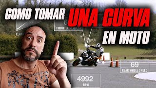 COMO TOMAR UNA CURVA EN MOTO  clase para buñuelos CAP 9 [upl. by Stets]