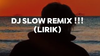 DJ SLOW REMIX  Rawi Beat LIRIK [upl. by Ahsotan253]