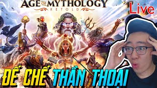 Thử game ĐẾ CHẾ phiên bản Thần thoại mới  Age of Mythology Retold 59 [upl. by Nidya]