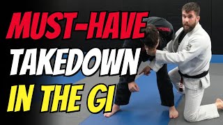 A Powerful Takedown for Gi BJJ amp Basics on How to Grip Fight [upl. by Yancy773]