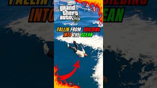 What Happens When You Jump into the Ocean from a Building in GTA Games [upl. by Fenner542]