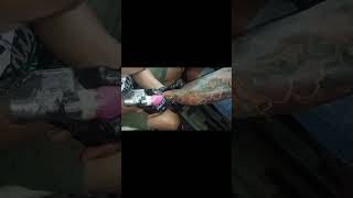 TATTOO SESSION PEONY tattoo tattooartist tattooideas Salamatpo Godbless [upl. by Nonnaer327]