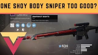 New One Shot Body Sniper OP Tatara Gaze Black Armory Sniper [upl. by Ahsak]