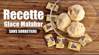 Glace maison Malabar  La recette ASMR sans sorbetière [upl. by Jennilee]