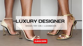 DESIGNER SHOE COLLECTION Tryon  Look book  Tom Ford Amina Muaddi Sophia Webster Jimmy Choo [upl. by Gnanmas]