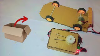 how to make remote control cardboard rc car  remote control cardboard kar Kaise banaen [upl. by Strader]