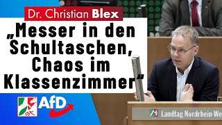 Messer in den Schultaschen Chaos im Klassenzimmer  Dr Christian Blex [upl. by Latimer428]