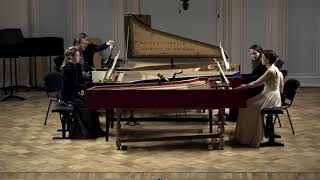 JS Bach Concerto for 4 harpsichords BWV 1065 [upl. by Jaban914]