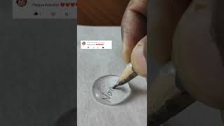 Write Nandini in water drop trending shorts art satisfying [upl. by Nevsa159]