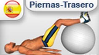 Elevacion de la pelvis en el suelo con pilates balon  pelota  piernas  trasero [upl. by Anis724]