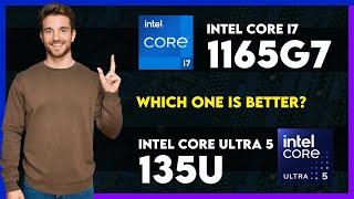 Intel Core i7 1165G7 vs Intel Core Ultra 5 135U Comparison [upl. by Gerge]