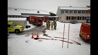 Brann ved Sørhåland Barneskole [upl. by Herwin314]