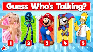 Guess Whos Talking  Guess the Character by the Voice Quiz [upl. by Akinimod]