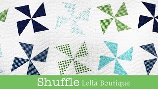 How to Make the Shuffle Quilt  Lella Boutique  Fat Quarter Shop [upl. by Annoid]