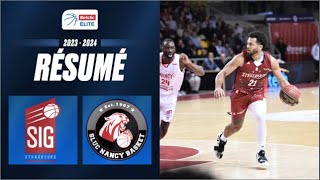 Strasbourg vs Nancy  Résumé 20232024  LNB Officiel [upl. by Quincy]