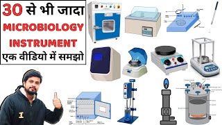 Microbiology Lab में उपयोग होने वाले सभी उपकरण Instruments amp Equipments  Hospital  Laboratory [upl. by Airam]