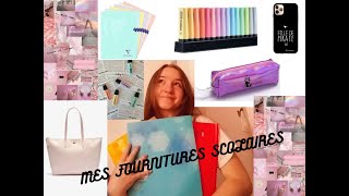 MES FOURNITURES SCOLAIRES 2023  2024 BACK TO SCHOOL EP 1 [upl. by Ayaj]