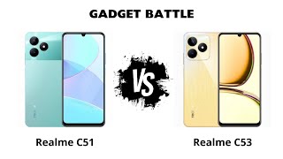 Realme C51 vs Realme C53 [upl. by Natsirhc]