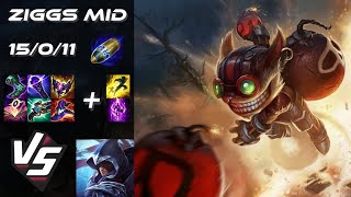 MID Ziggs vs Talon  EU Grandmaster Patch 147 [upl. by Galina509]