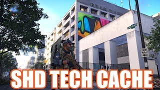 The Division 2 West End  SHD Tech Cache  Mural Building on Foggy Bottom Border [upl. by Hannover97]