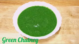 Green Chutney Indian Recipe for Sandwich Chaat PakodaVegan RECIPE 259 [upl. by Zondra831]