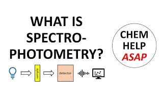 what is spectrophotometry [upl. by Eissim]