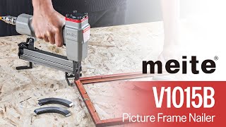 Professional Picture Frame Nailer Meite V1015B [upl. by Airelav]