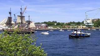 Portsmouth NH  Tall Ships Festival 2010  video [upl. by Forcier]