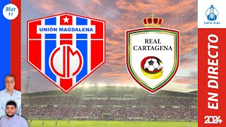 🎙️ ⚽ UNIÓN MAGDALENA VS REAL CARTAGENA En Vivo hoy 🔵🔴 Partido Unión Magdalena Hoy [upl. by Garvy]