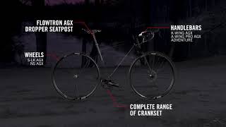 FSA AGX  Product line for Adventure Gravel and Cyclocross [upl. by Finella]