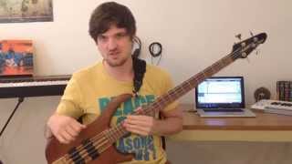 Mixolydian Scales for Bass  quotAll Bluesquot and quotThe Chickenquot [upl. by Moffit481]