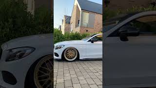 My bagged modified stage 2 C43 AMG amg airsuspension c43amg [upl. by Walt]