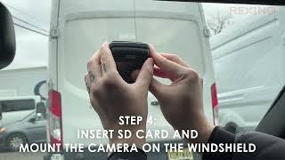 REXING V1P MAX  HOW TO INSTALL A DASHCAM ON YOUR VEHICLE [upl. by Ahsielat]