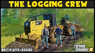 Logging By The Radio Tower  Logging Crew 22  Farming Simulator 2019  FDR Logging [upl. by Carny]