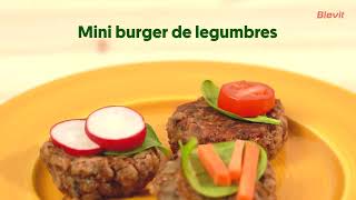 Recetas Blevit  Mini burger de legumbres [upl. by Chane603]