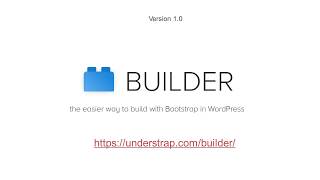 US BUILDER v1 Guide  Bootstrap Home Page [upl. by Oniskey]