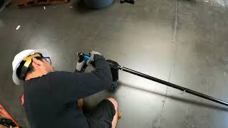 Mounting Your Collated Cordless Drywall Screw Gun On The SGP Extension Pole [upl. by Anahsek]