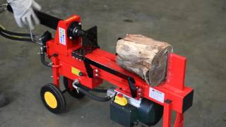 Yukon 12 Ton Electric Log Splitter from Klika [upl. by Adnilym]