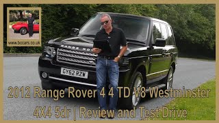 2012 Range Rover 4 4 TD V8 Westminster 4X4 5dr  Review and Test Drive [upl. by Cyma]