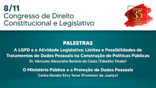 Congresso de Direito Constitucional  Palestras Lei Geral de Proteção de Dados Pessoais  081124 [upl. by Ostler]