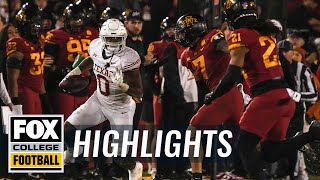 No 7 Texas Longhorns vs Iowa State Cyclones Highlights  CFB on FOX [upl. by Haniraz692]