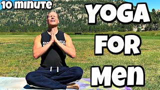 10 min Yoga For Men Full Body Strength Workout  Sean Vigue [upl. by Staten842]