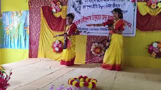 Rabindra dance Posh toder Dak diyeche by Riddhi posh toder song [upl. by Glen]