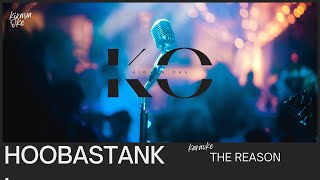 Hoobastank  The Reason Karaoke [upl. by Correy]