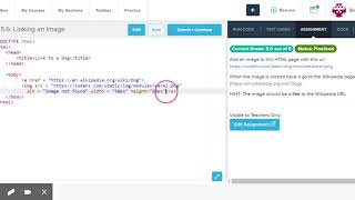 Linking an Image  CodeHS [upl. by Ahsetel]