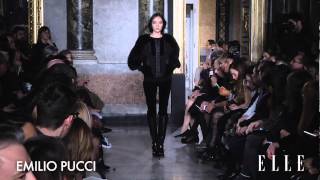 Défilé Emilio Pucci AutomneHiver 20142015 [upl. by Noired]