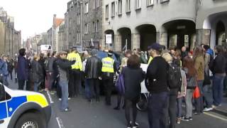 Scum chants directed at Nigel Farage in Scotland [upl. by Nitsyrc]