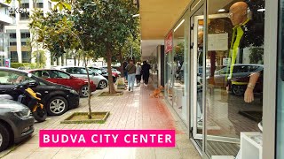 🌞Budva🌴City Center🏖️Montenegro🇲🇪2024📷4K60 [upl. by Ainitsirc]