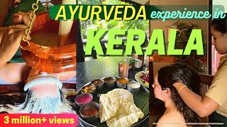 KERALA AYURVEDA Experience  Ayurveda Treatments Massage Therapy amp Food in KRISHNENDU AYURVEDA 🍀 [upl. by Brozak]